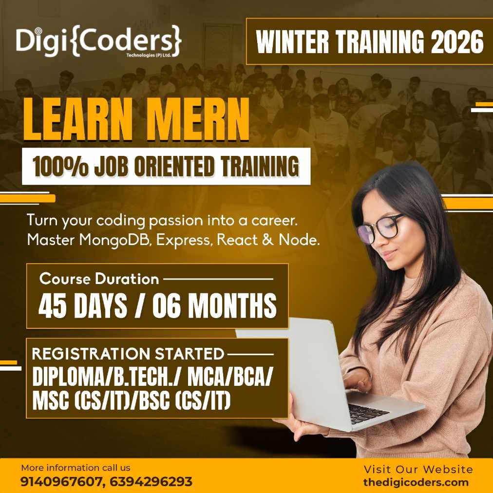 Upcoming IT Training Batch and Course Update - DigiCoders Technologies