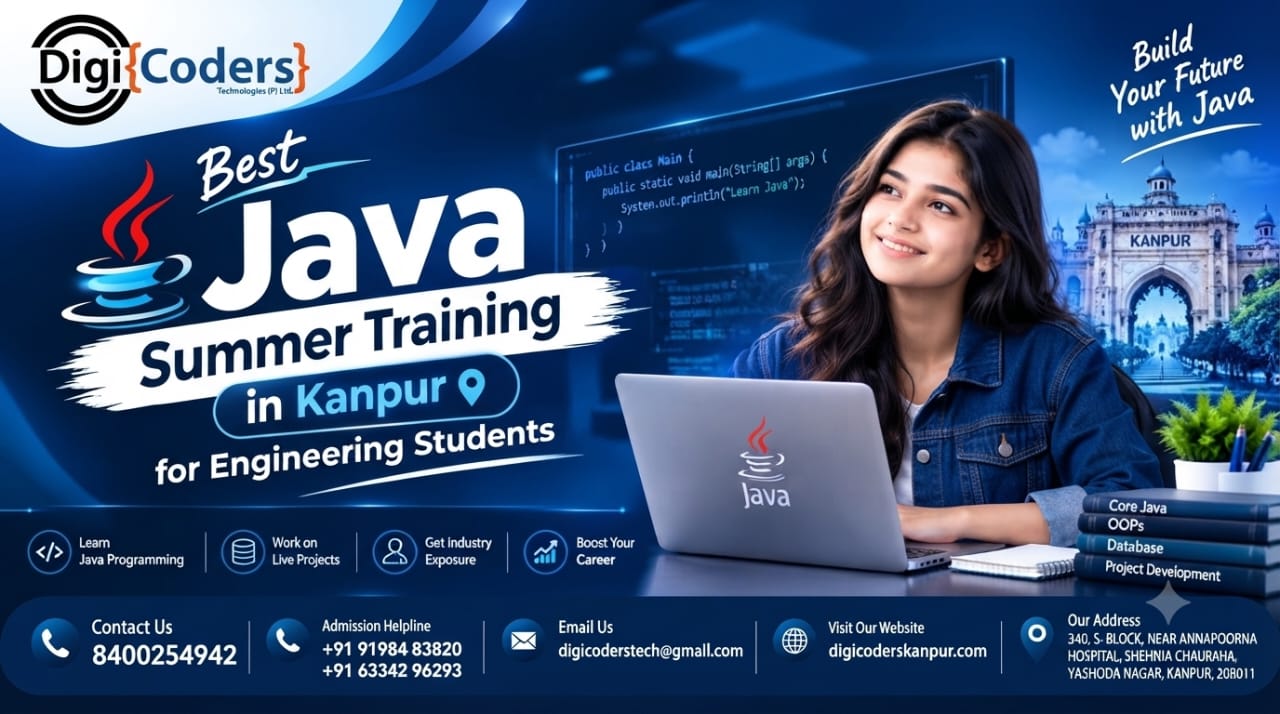 Java Summer Training in Kanpur for Engineering Students