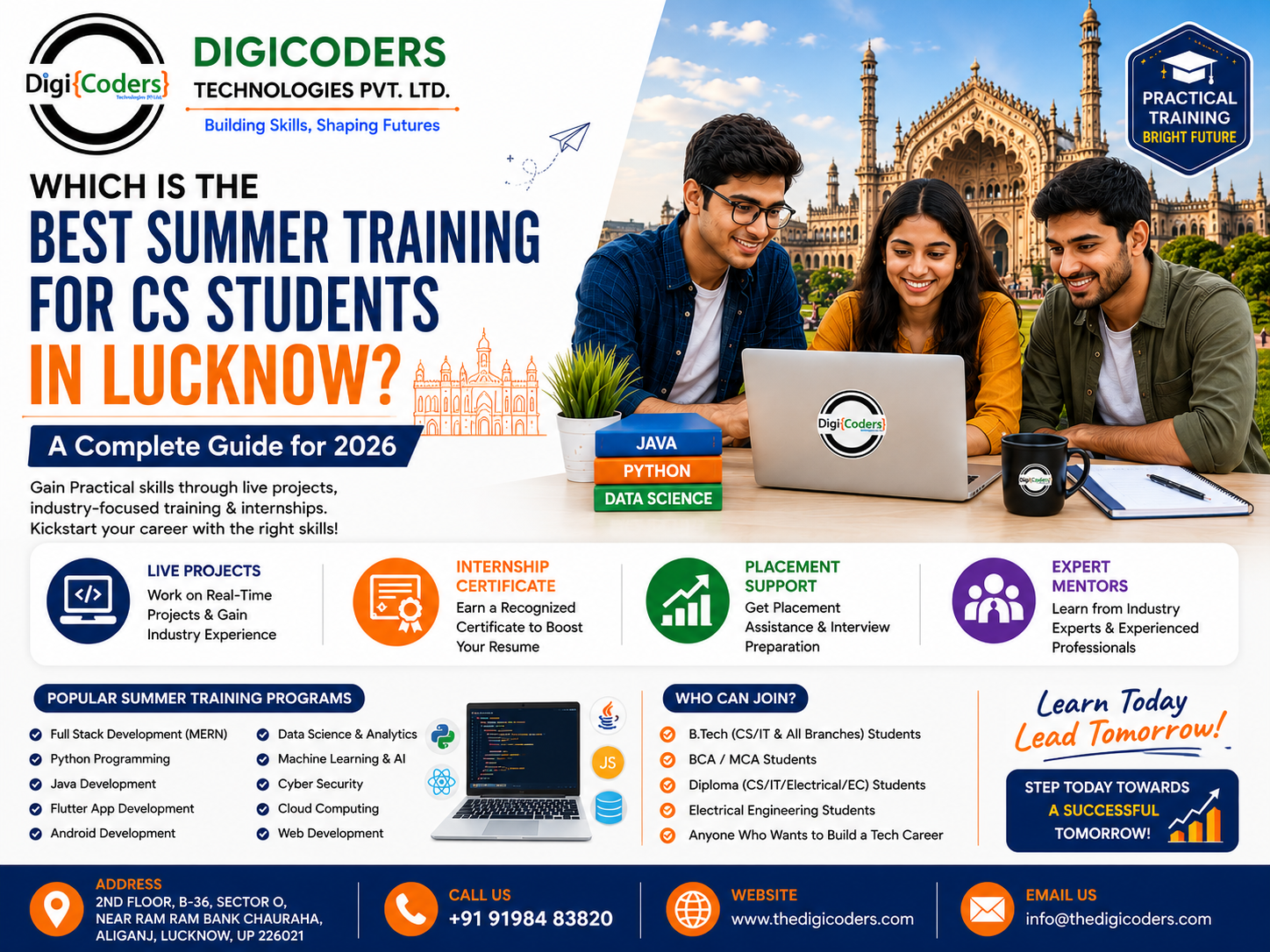 Which is the Best Summer Training for CS Students in Lucknow?