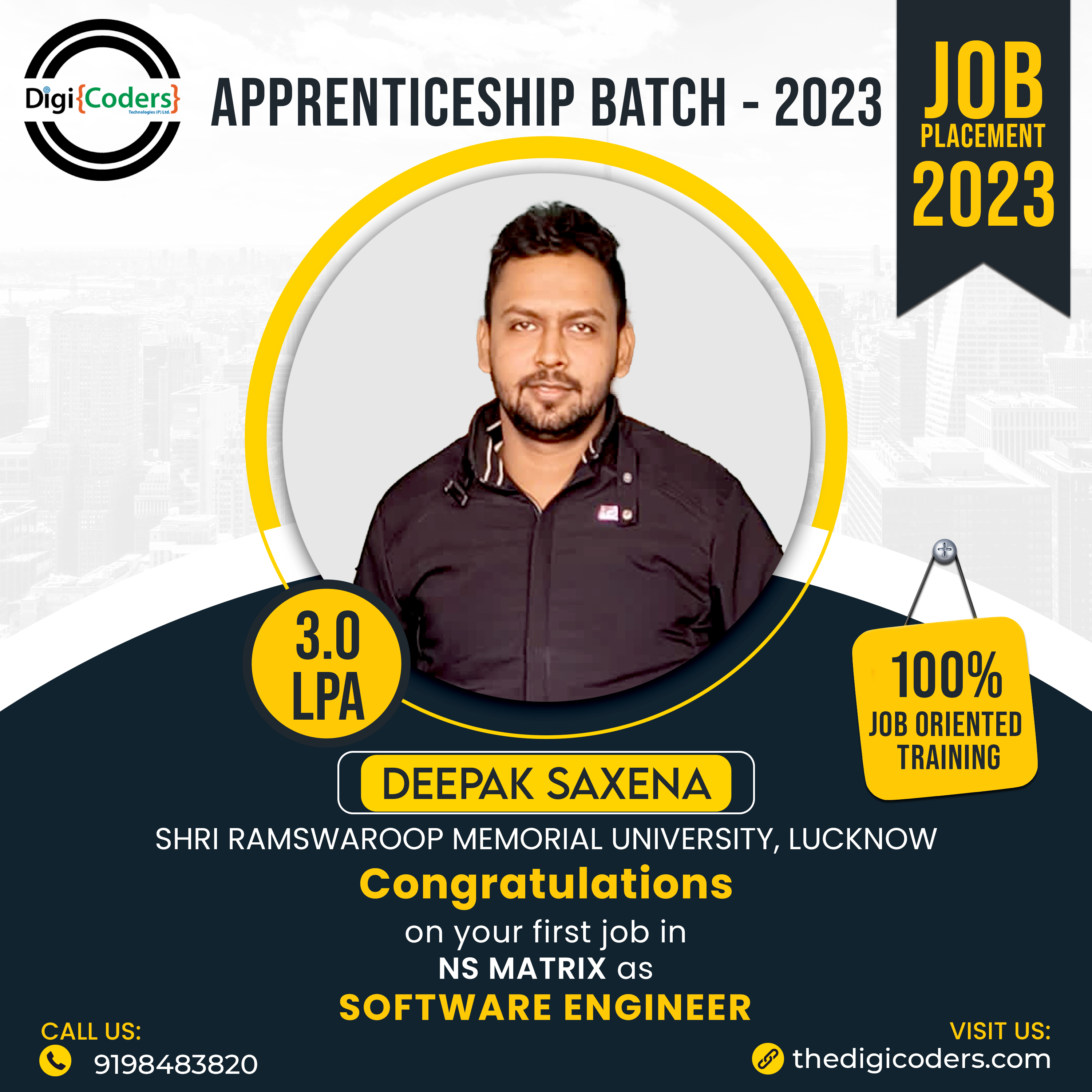 Shining Star Student Placement - DigiCoders Technologies - Record 277