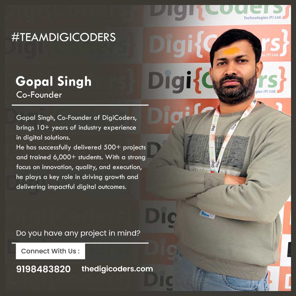 Expert IT Trainer - DigiCoders Technologies Lucknow